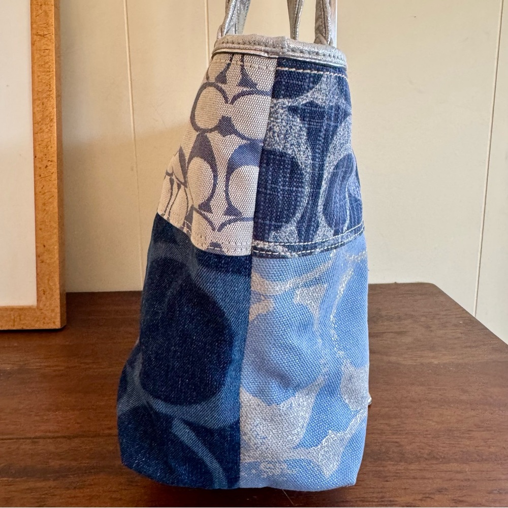 Coach Poppy Denim Patchwork Tote 2010 Style 16926 - Picture 5 of 16